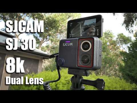 SJCAM SJ30 8K Dual Lens Action Camera video önizleme