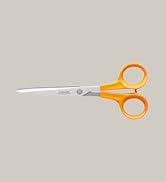 Fiskars kağıt makası, toplam uzunluk: 17 cm, kaliteli çelik/plastik, klasik, 1000816