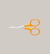 Fiskars manikür makası, kavisli, makas uzunluğu: 10 cm, kaliteli çelik/plastik, klasik, 1000813