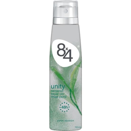 8X4 Unıty Sprey Deodorant 150Ml Kadın