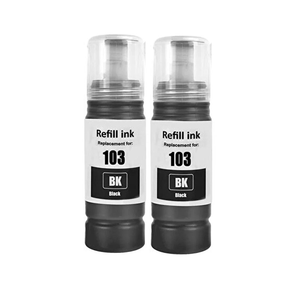 ASYAİNK 2 adet siyah mürekkep şişesi