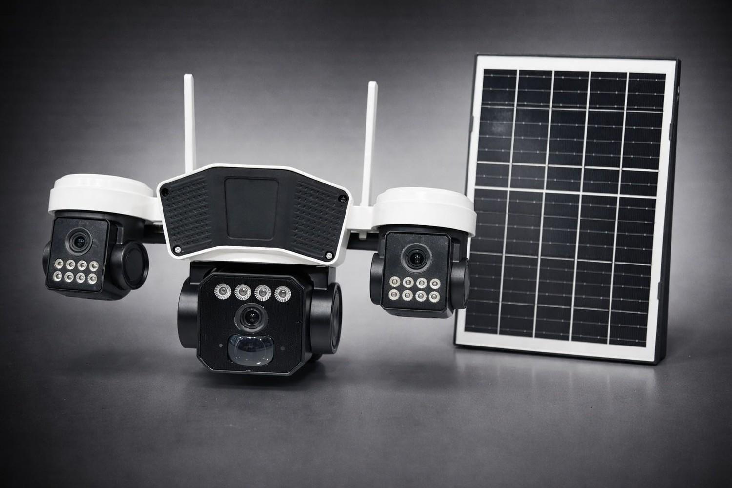 Uniywell 360° Solar 4g Güvenlik Kamerası | Triple Lens | Gece Görüş | Hareket Takip | 32GB Sd Kart + 1 Yıl Data Dahil