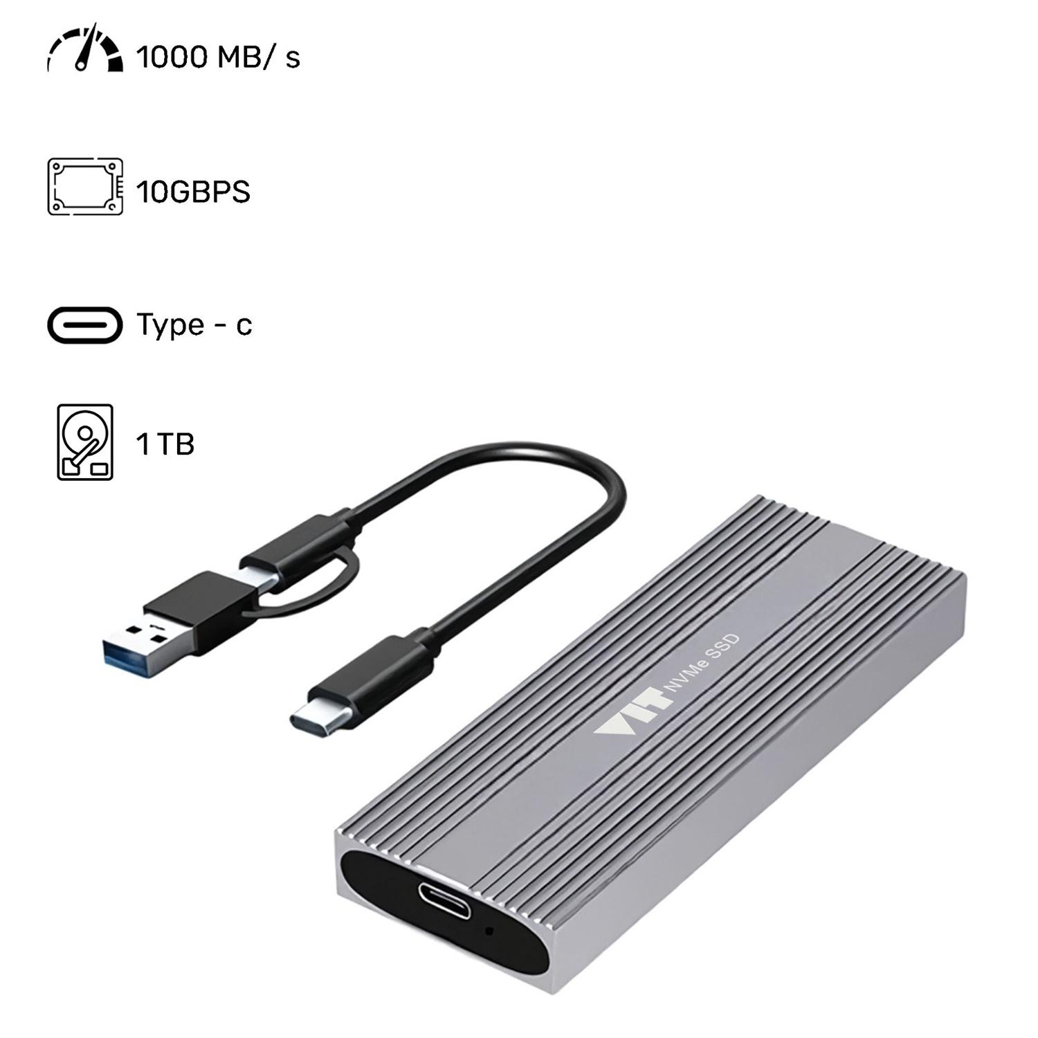 VIT V001TB 1TB Taşınabilir Disk - Metal Kasa