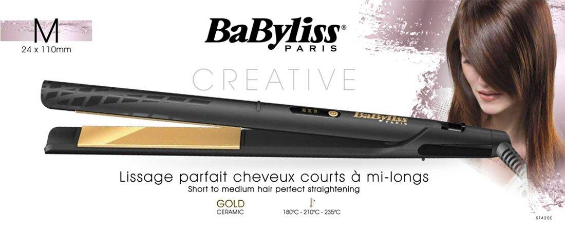 BaByliss ST420E Gold Ceramic Saç Düzleştiricisi