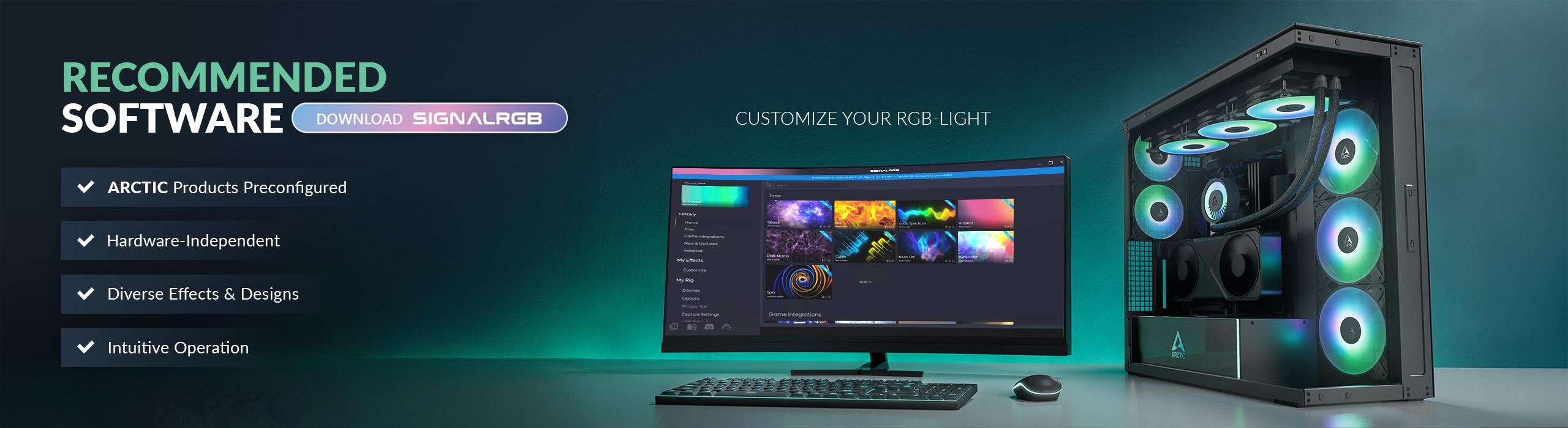 ARCTIC | SignalRGB | A-RGB Yazılımını İndir