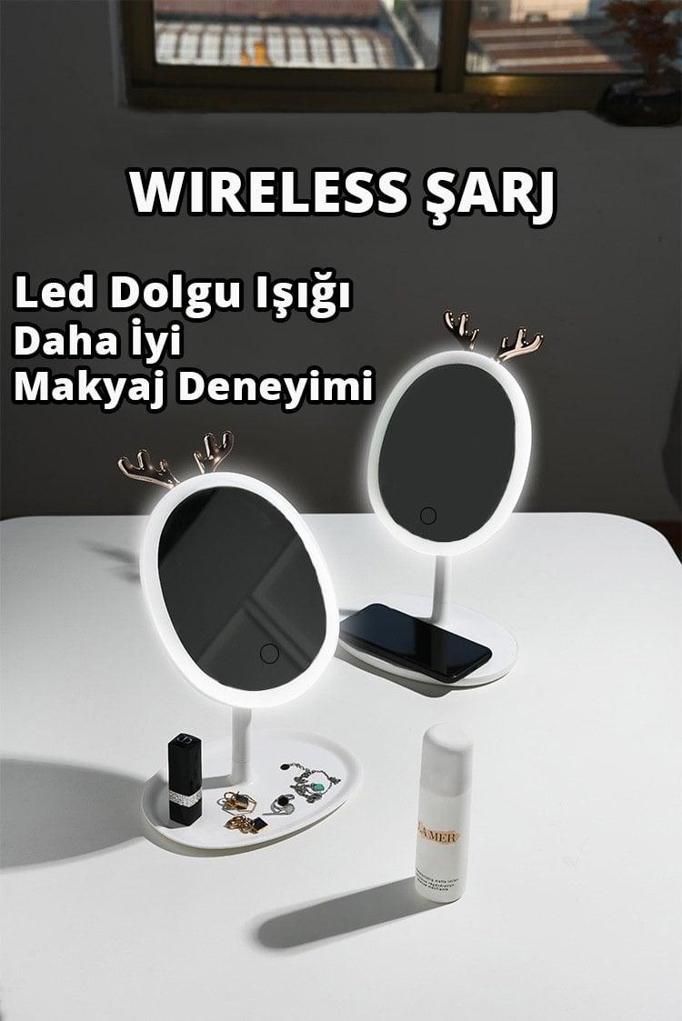 Powermaster PM-7420 Wireless Şarj Özellikli Ledli Makyaj Aynası İçerik
