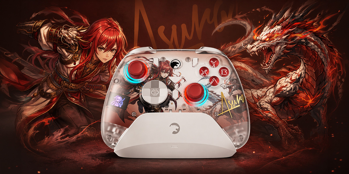 GamePower Asura Kablosuz Beyaz Gamepad (2.4G, Bluetooth, Kablolu) (PC Uyumlu & Taşıma Çantası Hediyeli)