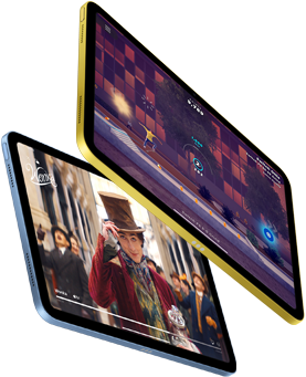 Oyun ekranının ve Apple TV+ dizisi Ted Lasso’nun gösterildiği iPad