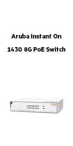 Aruba Anında Açılan 1430 8G PoE Anahtarı