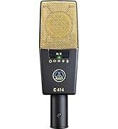 AKG C414 XLII Referans Multipattern Kondenser Mikrofon, Çok Yönlü, Canlı ses ve S için...