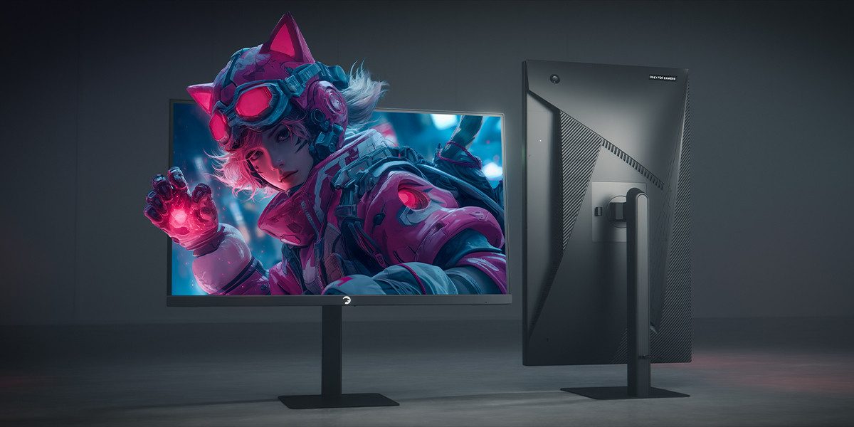 GamePower Kaze Dual 27″ 0.5Ms 4K 160Hz - FHD 320Hz Fast IPS Pivot Dual Mod Gaming Monitör (Sıfır Ölü Piksel Garantili)