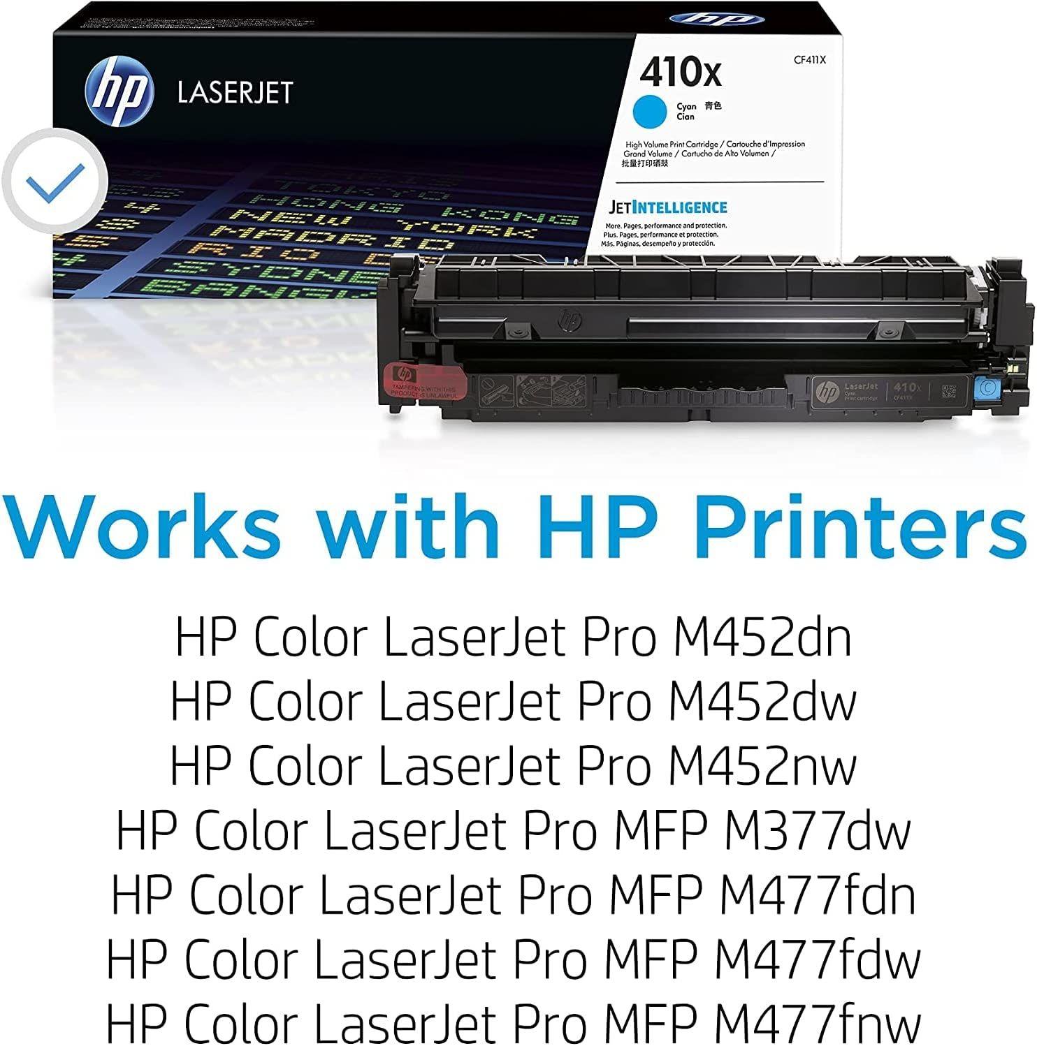 Hp 410X / CF411X Mavi Orjinal Toner / M452 / M477