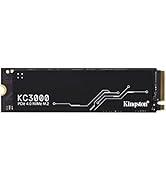 Kingston KC3000 PCIe 4.0 NVMe M.2 SSD - Masaüstü ve dizüstü bilgisayar bilgisayarlar için yüksek performanslı bellek -SKC300...