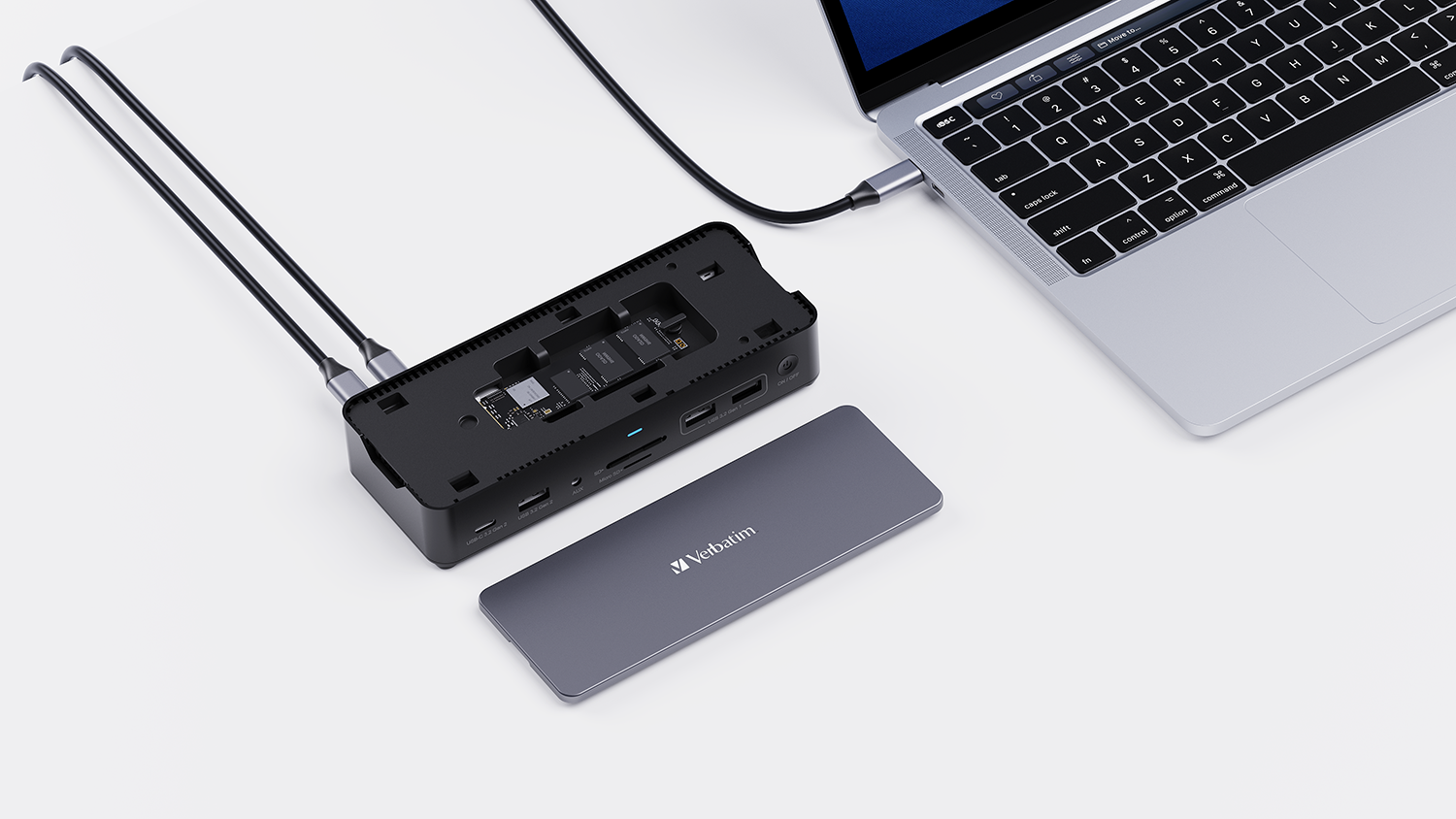 USB-C Pro SSD Yuvalı ve 15 Bağlantı Noktalı Yerleştirme İstasyonu CDS-15S