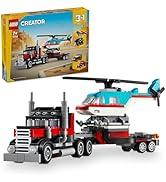 LEGO Creator 3’ü 1 Arada Helikopterli Açık Kasa Kamyon 31146-7 Yaş ve Üzeri Çocuklar için Yaratıc...