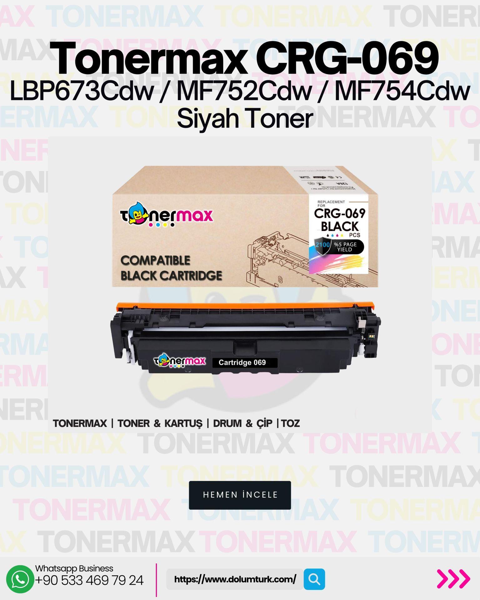 Canon CRG-069 Muadil Toner / 5094C002 /LBP673Cdw /MF752Cdw /MF754Cdw
