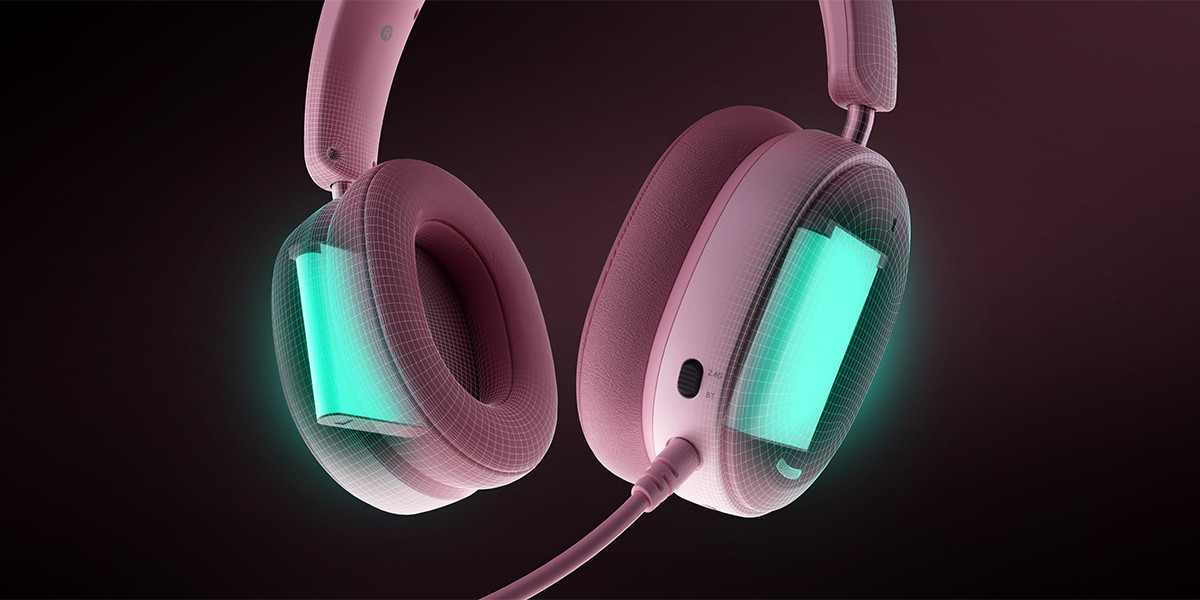 GamePower Ultima Wireless 7.1 Surround 2000 mAh Bordo Gaming (Oyuncu) Kulaklık