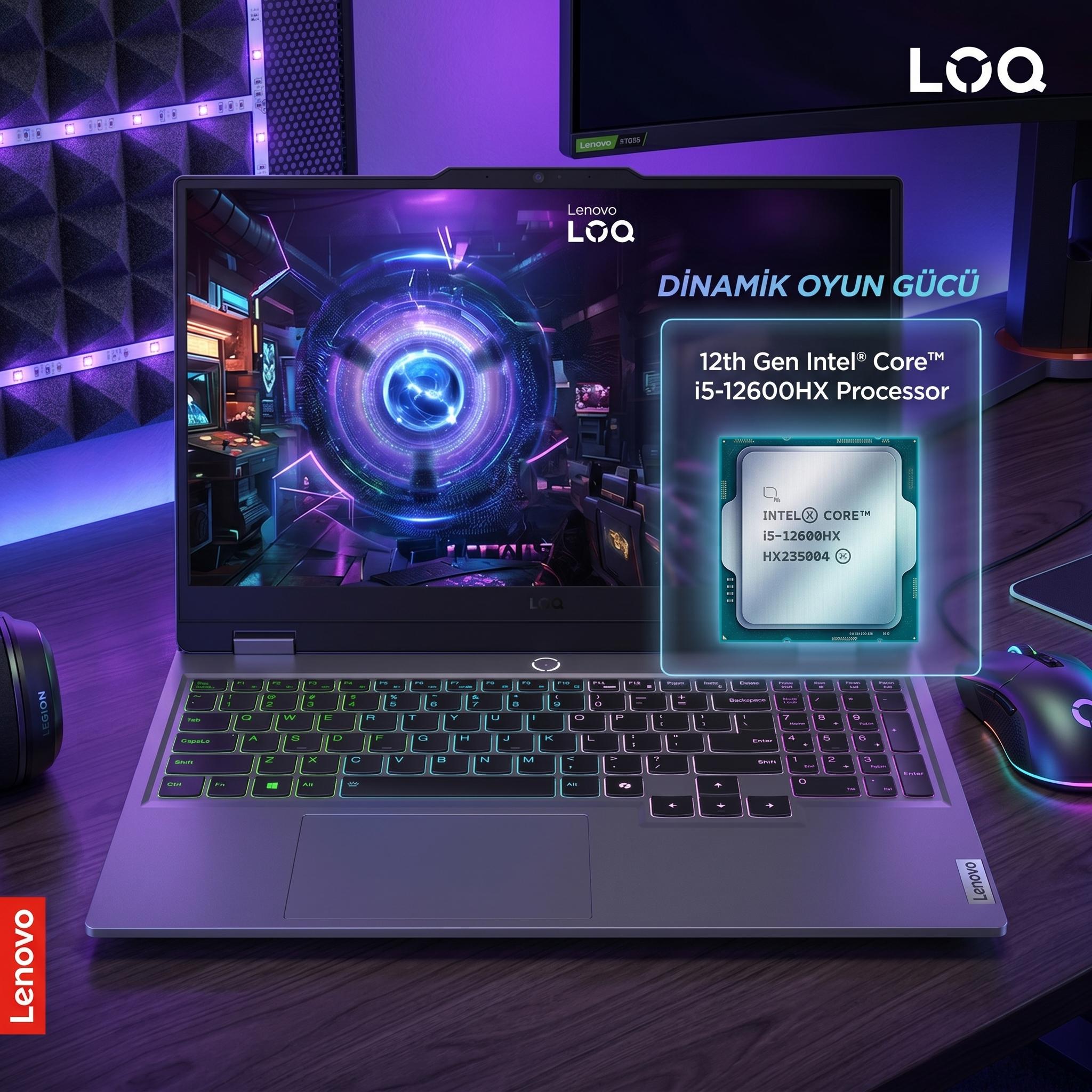 LOQ 15IAX9 Klavye ve Touchpad