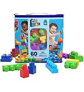 Mega Bloks 60'lı Blok Torbaları (Klasik-Mavi), Büyük Boyutlu Bloklar, 1 Yaştan İtibaren Uygun, Do...