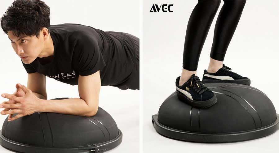 Avec Profesyonel Bosu Ball Denge Topu