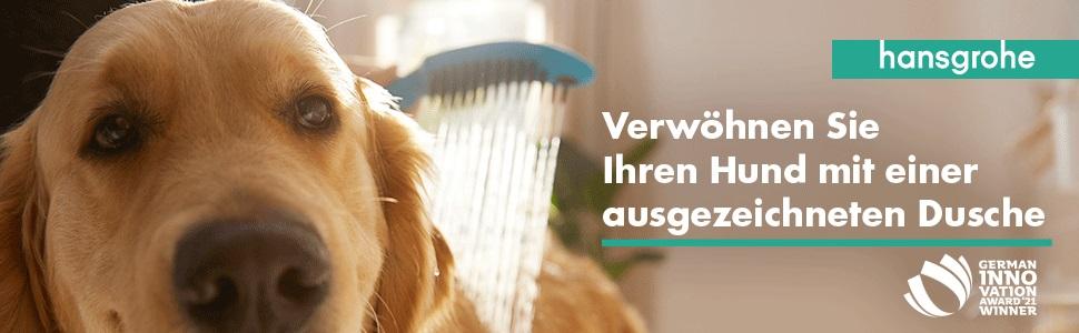 Hansgrohe; köpek duşu; köpek kulübesi
