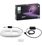 Philips Hue White & Color Ambiance dış mekan ışık şeridi (5 m), Hue L için kısılabilir LED şerit...
