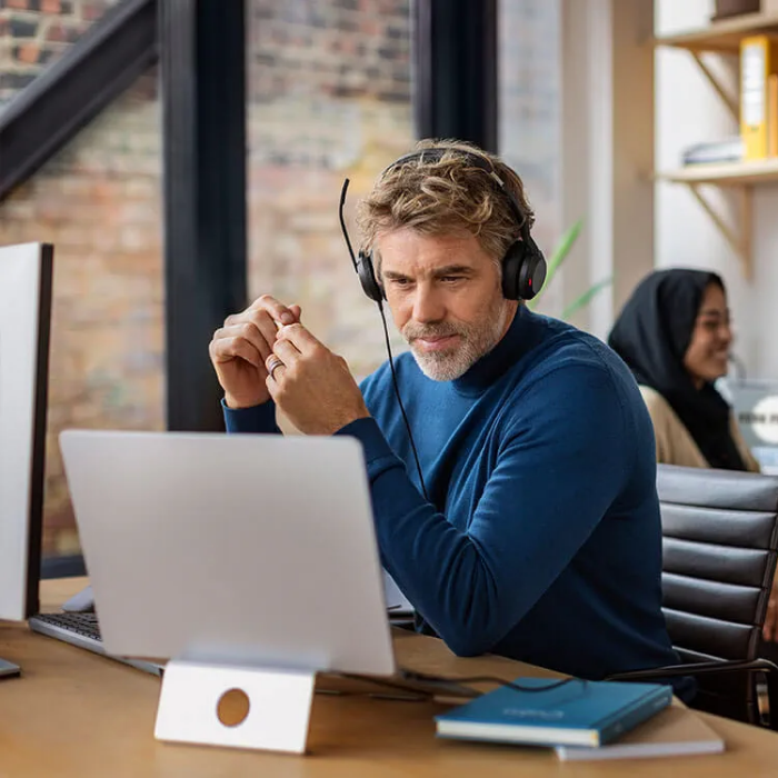 Jabra Evolve2 50 Duo Usb-C Ms Kablolu Kulak Üstü Kulaklık