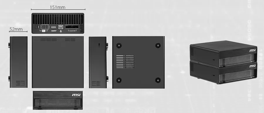 EdgeXpert AI süper bilgisayar, NVIDIA® DGX? Spark platformunu temel alır.