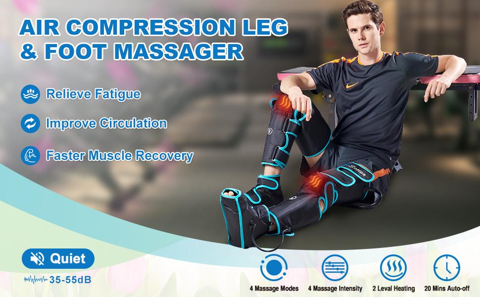 leg massager with heat