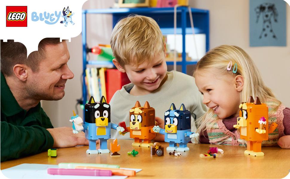 İnşa etmek, oynamak ve sergilemek için Bluey Ailesi