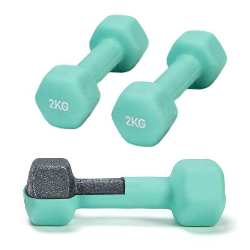 XTR Fitness Vinyl Dambıl 2 Kg Yeşil