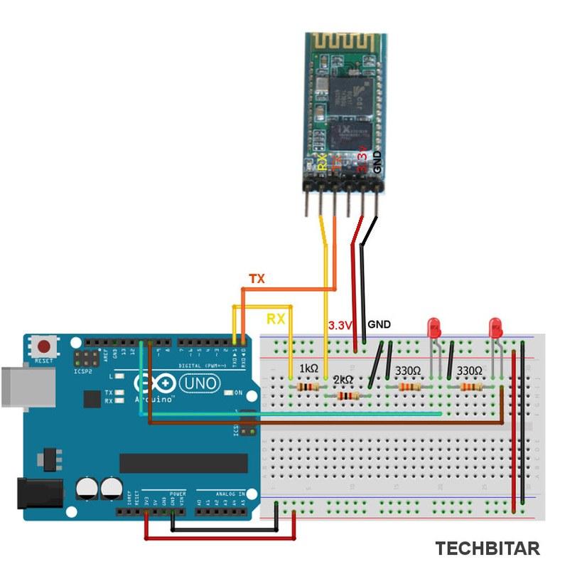 hc06 bluetooth-serial modül kartı örnek uygulama