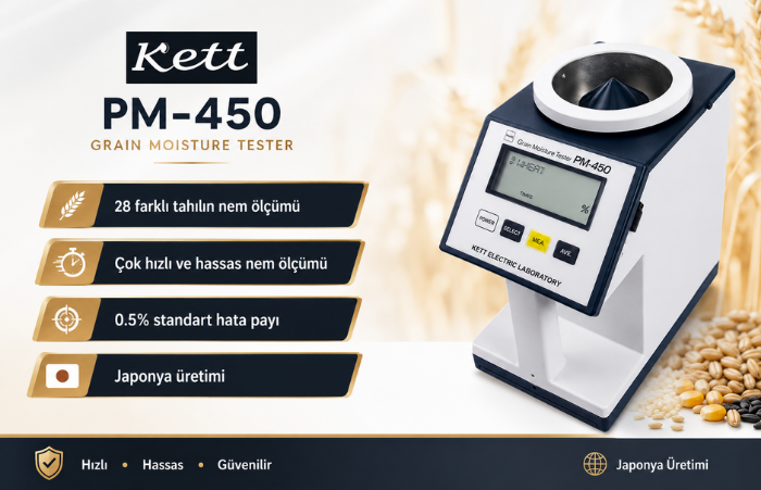 kett pm450 tahıl nem test cihazı
