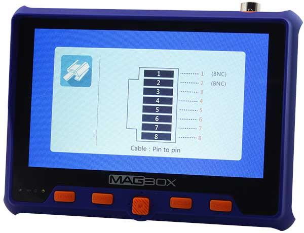 Magbox AHD-TVI-CVI-Analog-HDMI El Tipi Kamera Test Cihazı