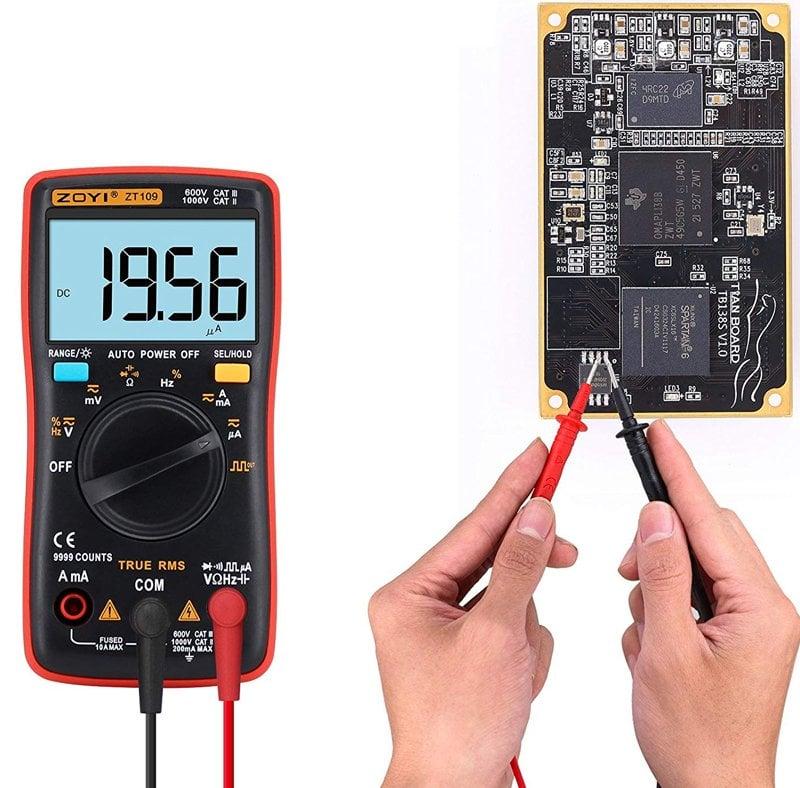 Zoyi ZT-109 True RMS Dijital Multimetre Ölçü Aleti