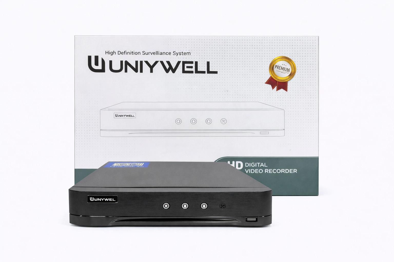 UNIYWELL UNW-P104  4 KANAL 5MP H.265  DVR KAYIT CİHAZI