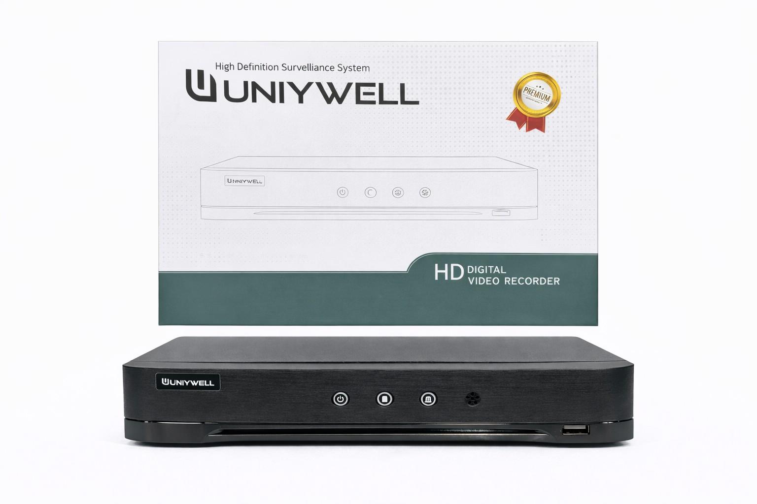 UNIYWELL UNW-0116 16 KANAL 5MP H.265 1HDD  NVR KAYIT CİHAZI