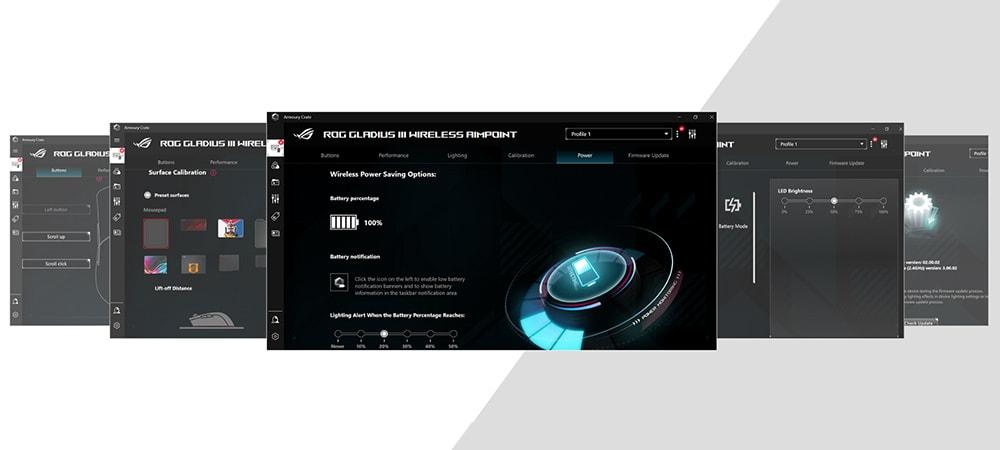 ASUS ROG GLADIUS III AimPoint Kablosuz Siyah V2 Mouse a18