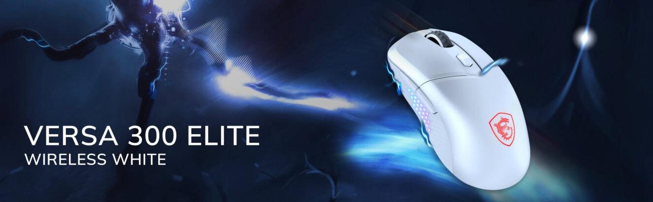 MSI VERSA 300 ELITE W White Gaming Mouse H1