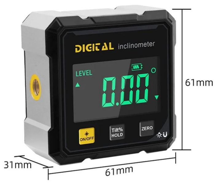 loyka 5521 dijital eğim ölçer boyut