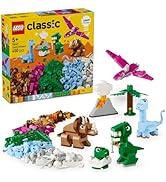 LEGO Classic Yaratıcı Dinozorlar 11041-5 Yaş ve Üzeri Çocuklar için Yaratıcı ve Eğlenceli Oyuncak...