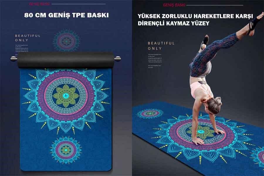 Tusi Yoga Matı ve Pilates Minderi Cennet