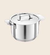 Fiskars güveç tenceresi, 3 l, kaplamasız, tüm ocaklar için uygundur, geri dönüştürülmüş paslanmaz çelik, All S...