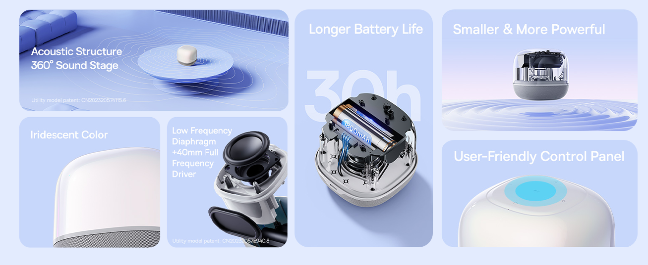 Baseus AeQur V2 Portable Wireless TWS Speaker