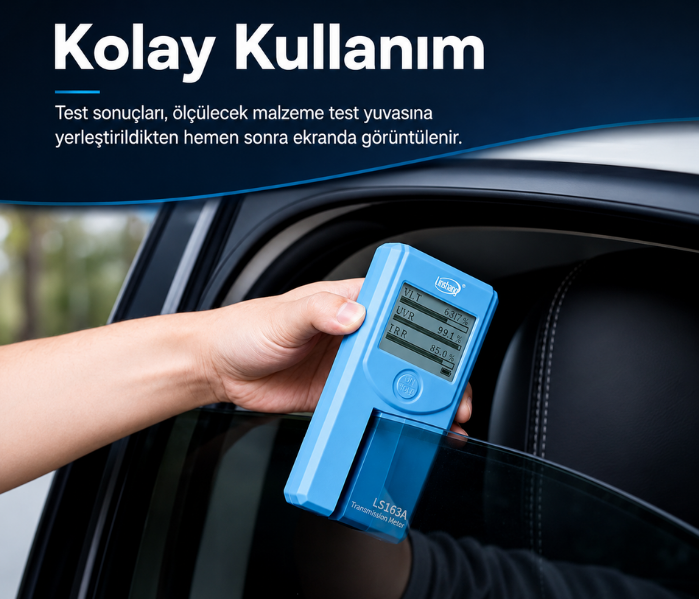 kolayca cam film geçirgenlik testi