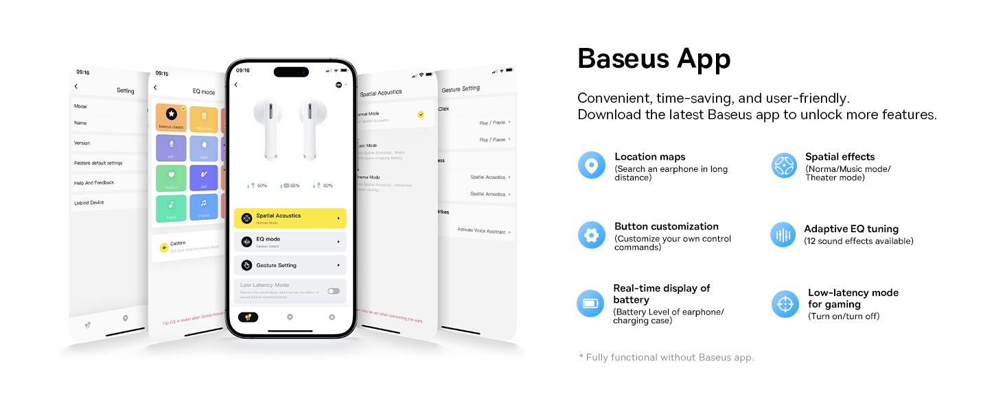 Baseus Bowie WX5 True Wireless Earphones