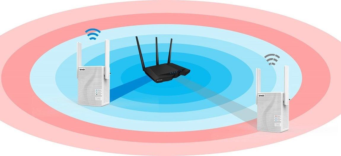 Tenda-A18-1200-Mbps-Kablosuz-AC-Dual-Band-Harici-Antenli-Menzil-Genişletici