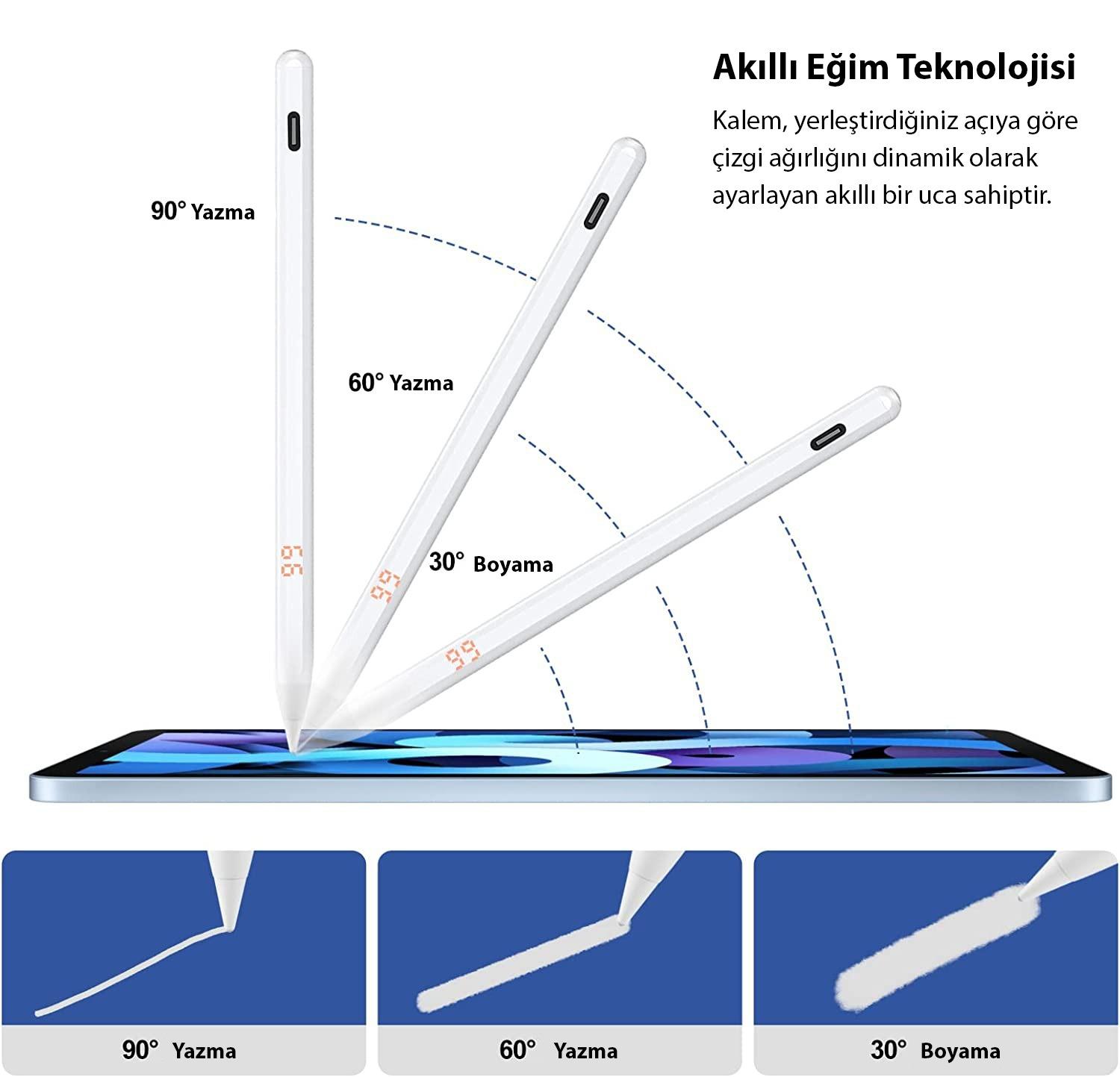 Ipad Ve Sonras Dijital G Stergeli Stylus Izim Kalemi Pro Idefix