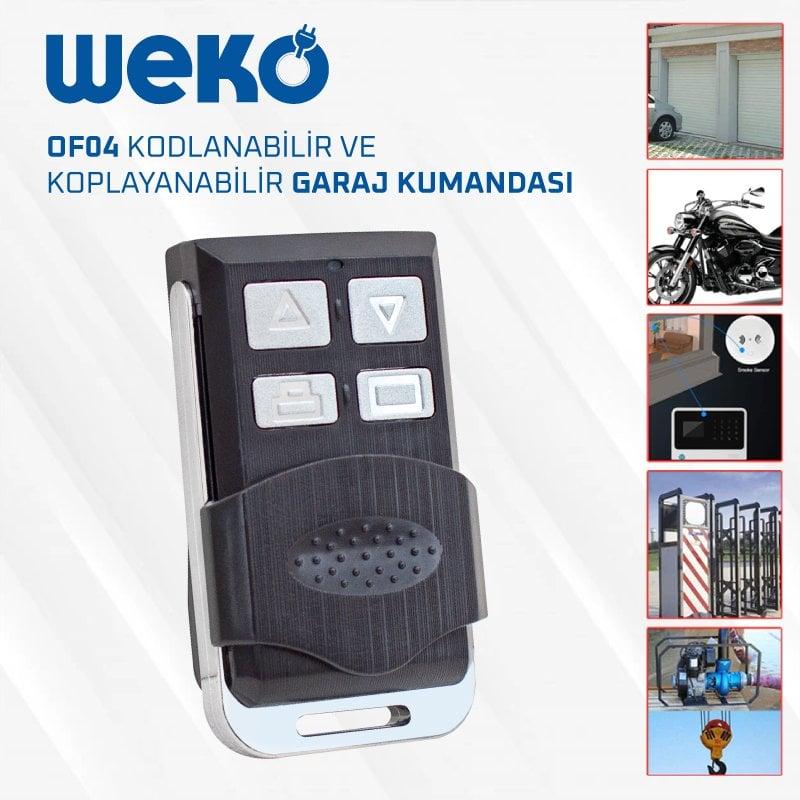 OF04 Kodlanabilir - Kopyalanabilir Garaj Kumandası