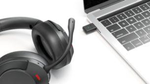 Hızlı bağlantı için takılabilir Bluetooth dongle